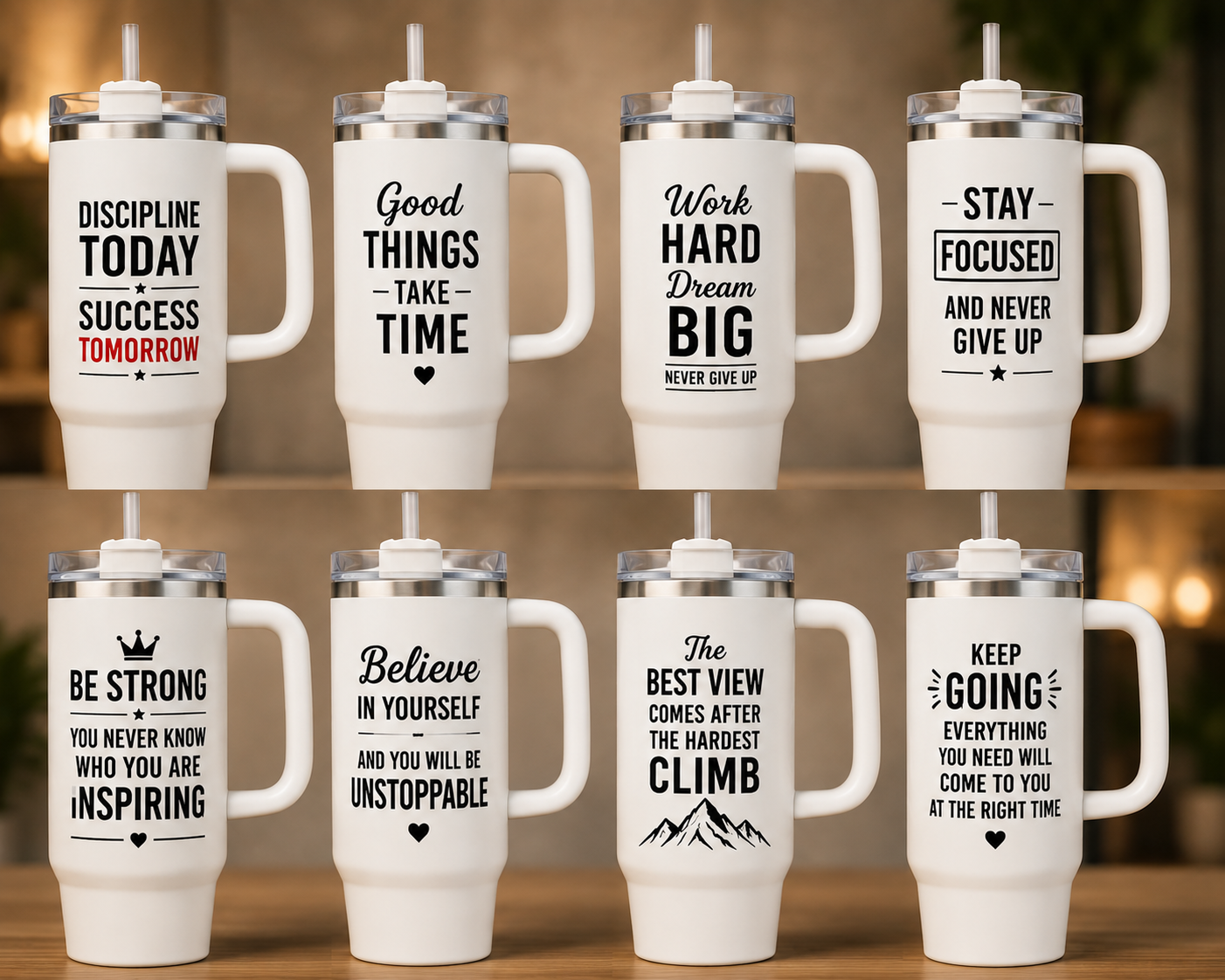 Inspirational Motivational Tumbler – 40oz – Perfect Gift